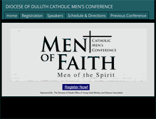 Tablet Screenshot of duluthcatholicmen.org